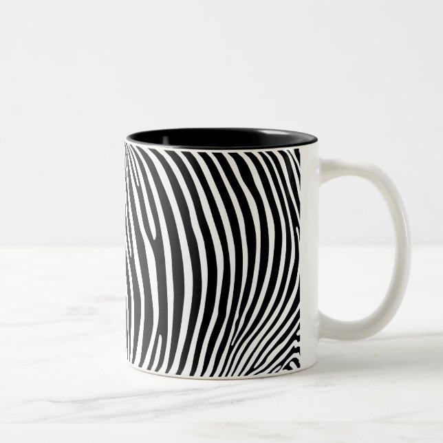 Tasse 2 Couleurs Imprimé animalier zèbre (Droit)