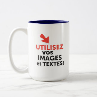 Tasse 2 Couleurs Imprimez vos designs en ligne DIY en Français