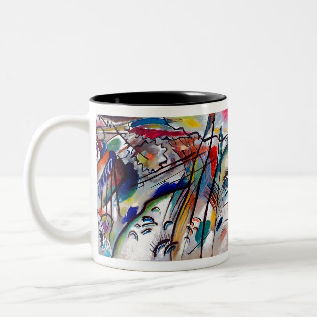 Tasse 2 Couleurs Improvisation de Wassily Kandinsky 28 (Gauche)