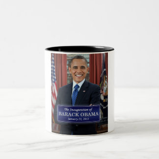 Tasse 2 Couleurs Inauguration de Barack Obama en 2013