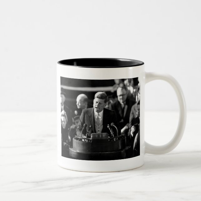 Tasse 2 Couleurs Inauguration de JFK (Droit)