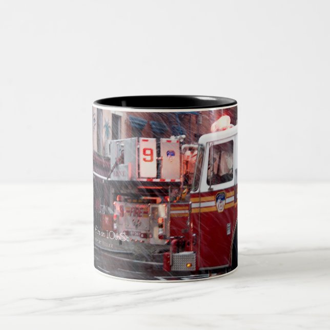 Tasse 2 Couleurs Incendie le 10ème ST (Centre)