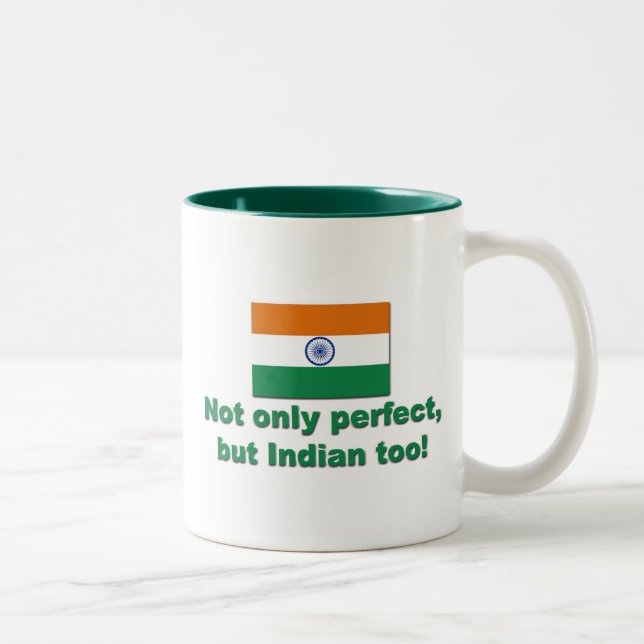Tasse 2 Couleurs Indien parfait (Droit)