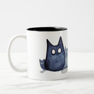 Tasse 2 Couleurs Indigo Catz