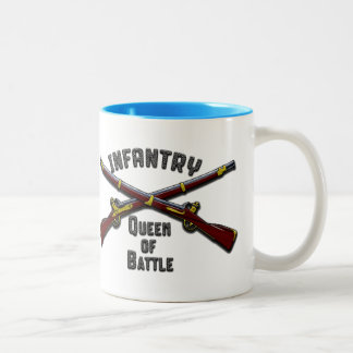 Tasse 2 Couleurs Infanterie - reine de bataille - Drinkware