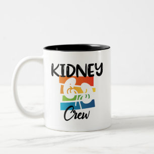 Tasse 2 Couleurs Infirmière de dialyse du rein Nephrologie du rein