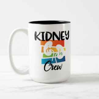 Tasse 2 Couleurs Infirmière de dialyse du rein Nephrologie du rein 