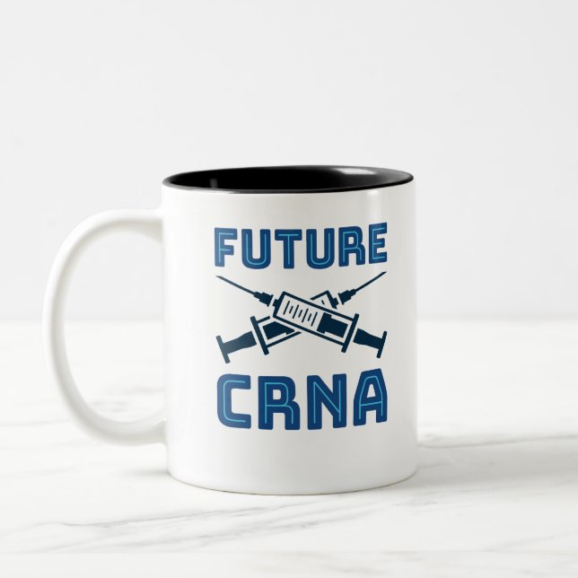 Tasse 2 Couleurs Infirmière de la CRNA (Gauche)