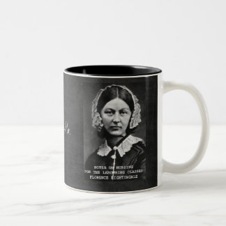 Tasse 2 Couleurs Infirmière de soins de Flo merci