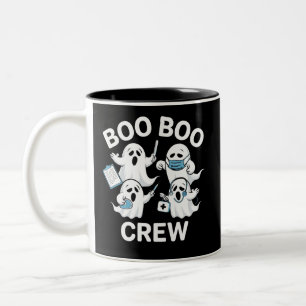 Tasse 2 Couleurs Infirmière d'Halloween Cadeau Boo Boo Infirmière d