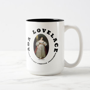 Tasse 2 Couleurs Informaticien du monde d'Ada Lovelace premier