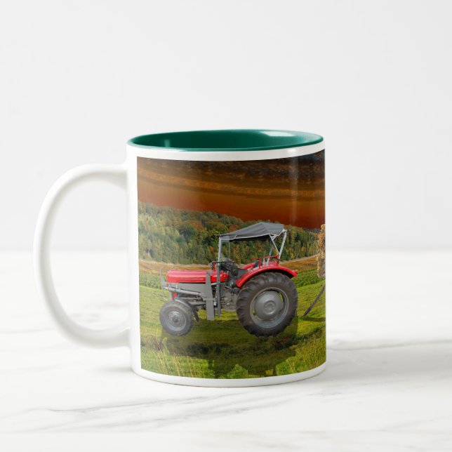 Tasse 2 Couleurs Ing d'exploitation agricole (Gauche)