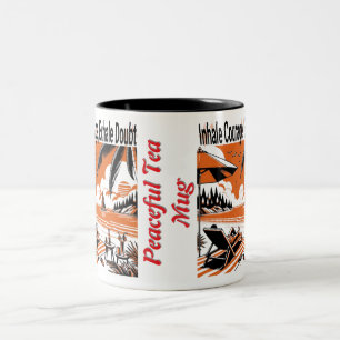 Tasse 2 Couleurs Inhale Courage Exhale Doubt - Café Inspirant