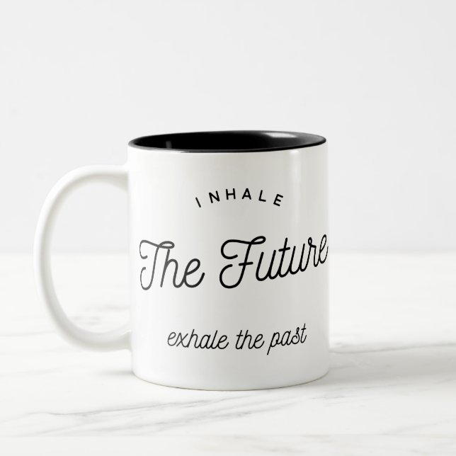 Tasse 2 Couleurs inhale the future (Gauche)