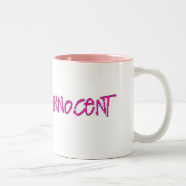 Tasse 2 Couleurs innocent de coup manqué (Droit)