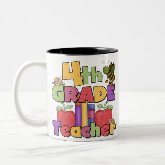 Tasse 2 Couleurs Insectes et 4ème professeur de catégorie de pommes