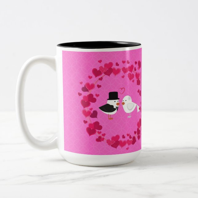 Tasse 2 Couleurs Inséparables en Saint Valentin (Gauche)