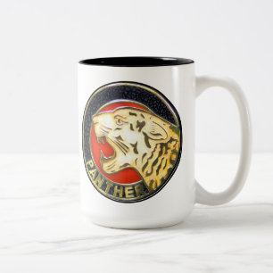 Tasse 2 Couleurs Insigne de motocyclette Panther Vintage