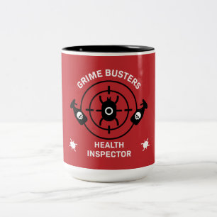 Tasse 2 Couleurs Inspecteur en santé publique - Société de santé De