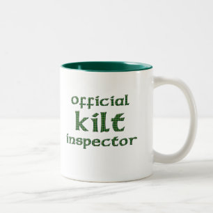Tasse 2 Couleurs Inspecteur officiel de kilt