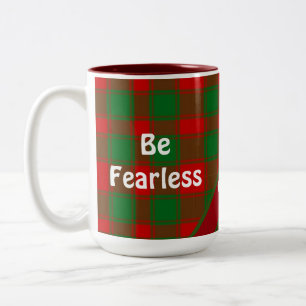 Tasse 2 Couleurs Inspiration de la Bible chrétienne Tartan écossais
