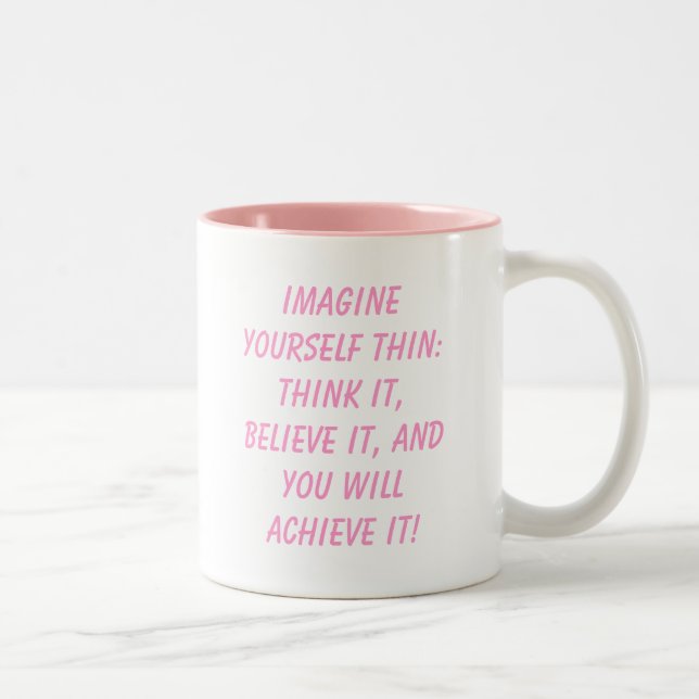 Tasse 2 Couleurs Inspiration de perte de poids (Droit)