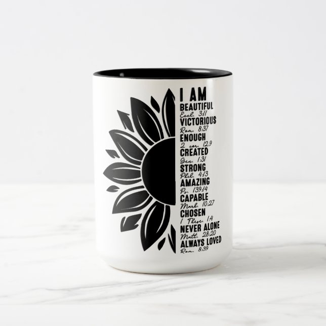 Tasse 2 Couleurs Inspirational I Am (Centre)