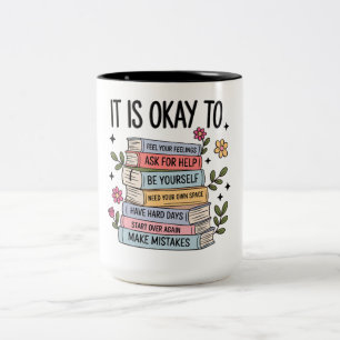 Tasse 2 Couleurs Inspirationnel C'est Okay