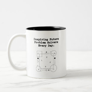 Tasse 2 Couleurs Inspirer les futurs résolveurs Mentor quotidien