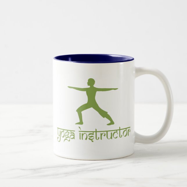 Tasse 2 Couleurs Instructeur de yoga (Droit)