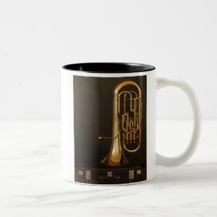 Tasse 2 Couleurs Instrument de musique en laiton d'euphonium avec