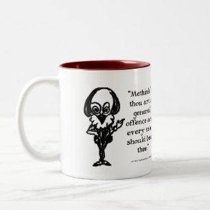 Tasse 2 Couleurs Insultes de Shakespeare - Tout va bien pour finir