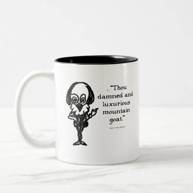 Tasse 2 Couleurs Insultes Shakespeare Henry V (Gauche)