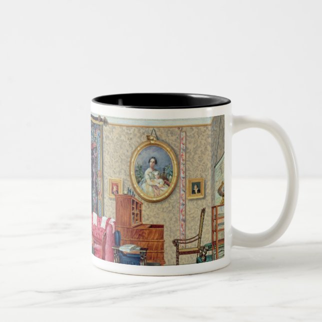 Tasse 2 Couleurs Intérieur dans Pavlino, 1840s (Droit)