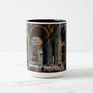 Tasse 2 Couleurs Intérieur de la basilique Saint-Pierre, Rome