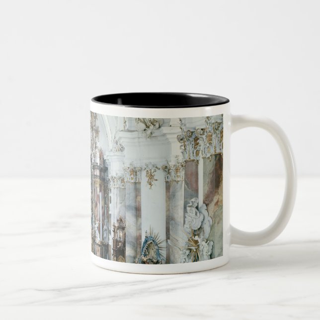 Tasse 2 Couleurs Intérieur de l'église bénédictine d'abbaye (Droit)