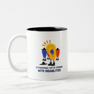 Tasse 2 Couleurs International Day of Persons with Disabilities