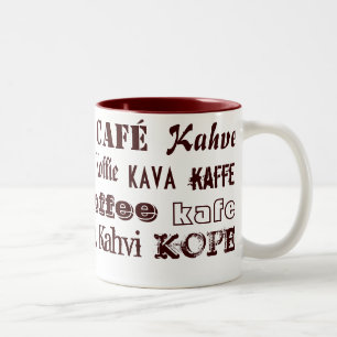 Tasse 2 Couleurs International du café