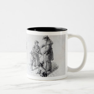 Tasse 2 Couleurs Interprètes de rue, c.1839-43