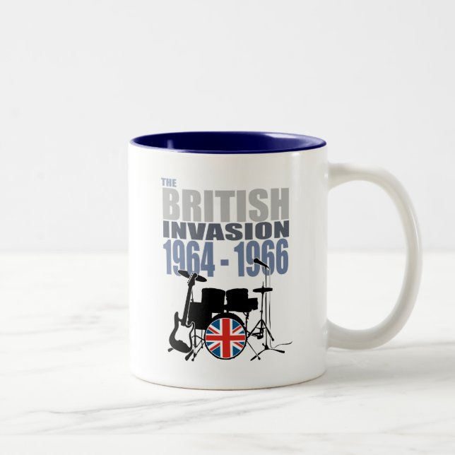 Tasse 2 Couleurs Invasion britannique III (Droit)