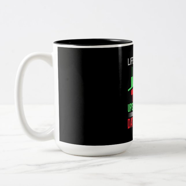 Tasse 2 Couleurs Investisseur J'Appelle Ça Jour Trading (Gauche)