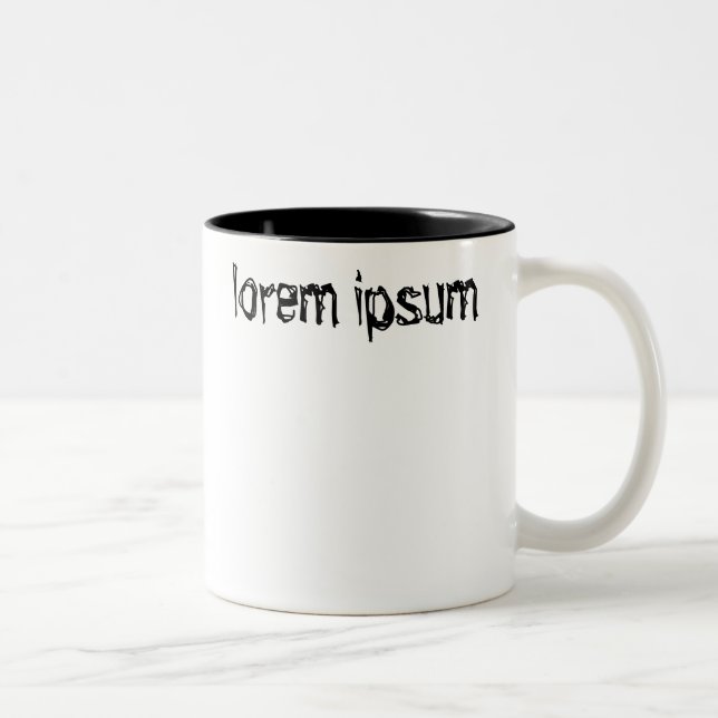 Tasse 2 Couleurs Ipsum de Lorem (Droit)