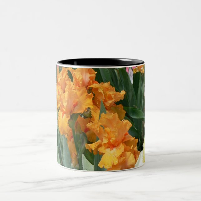 Tasse 2 Couleurs Iris oranges (Centre)