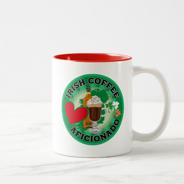 Tasse 2 Couleurs Irish Coffee Aficionado (Droit)