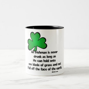 Tasse 2 Couleurs Irlandais buvant disant 4 - tasse/Stein