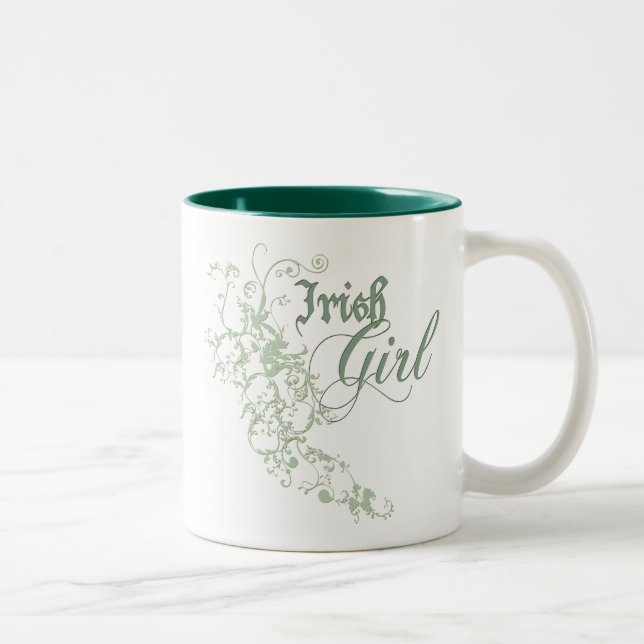 Tasse 2 Couleurs Irlandaise (Droit)