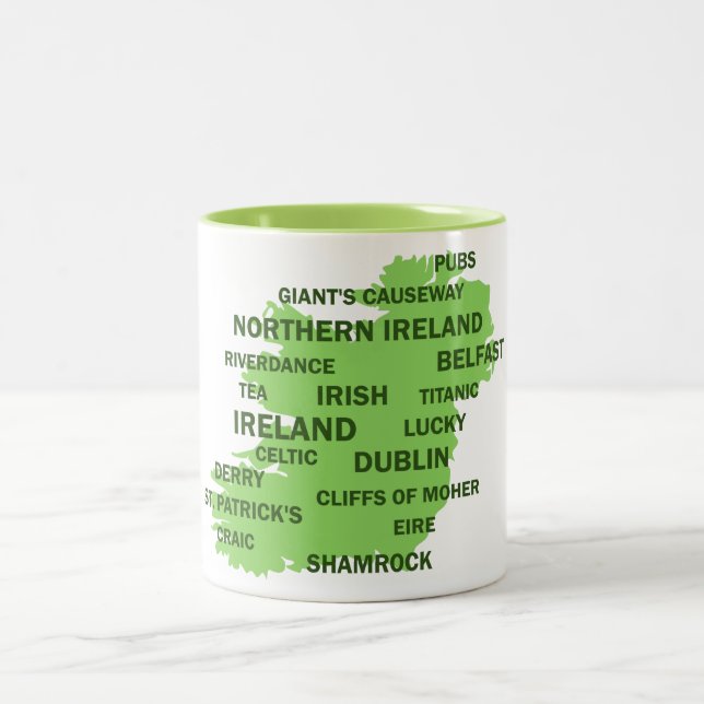 Tasse 2 Couleurs Irlande (Centre)