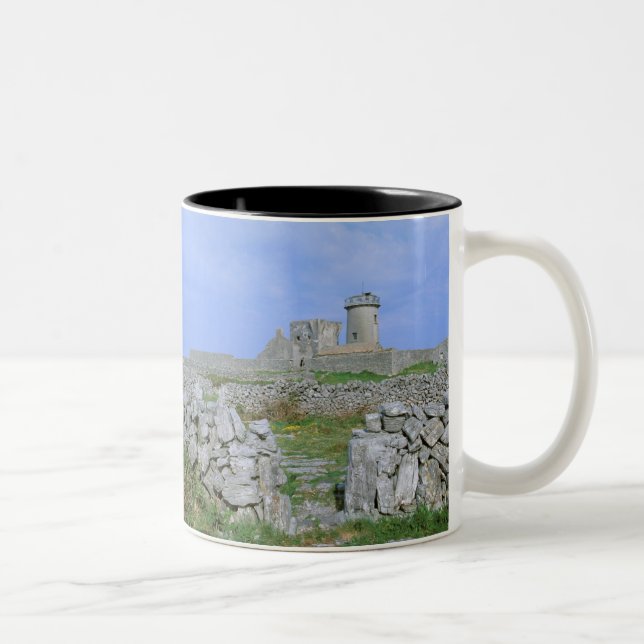 Tasse 2 Couleurs Irlande, Inishmore, Aran Island, Dun Aengus Fort (Droit)