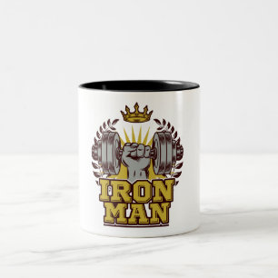 Tasse 2 Couleurs IRON MAN Fitness Bodybuilder Athlete
