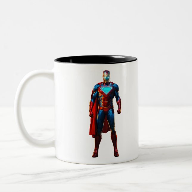 Tasse 2 Couleurs Iron Man - Héroïque élémentaire Vêtements (Gauche)